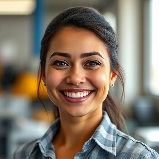 Emily Brown, Service Manager, smiling and wearing a professional outfit.