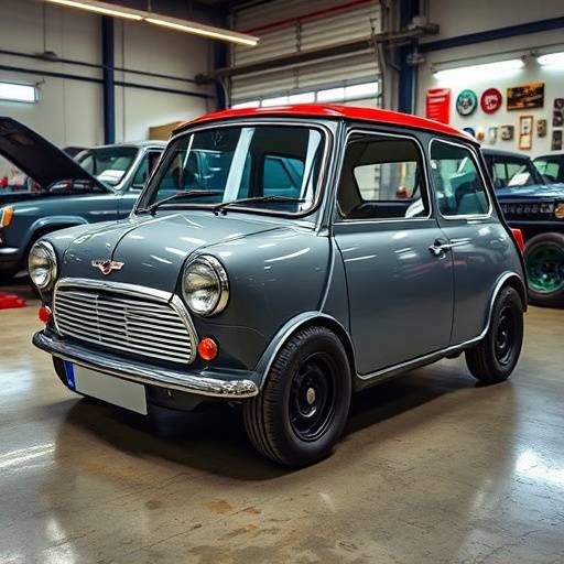 Restoring the bodywork of a classic Mini Cooper